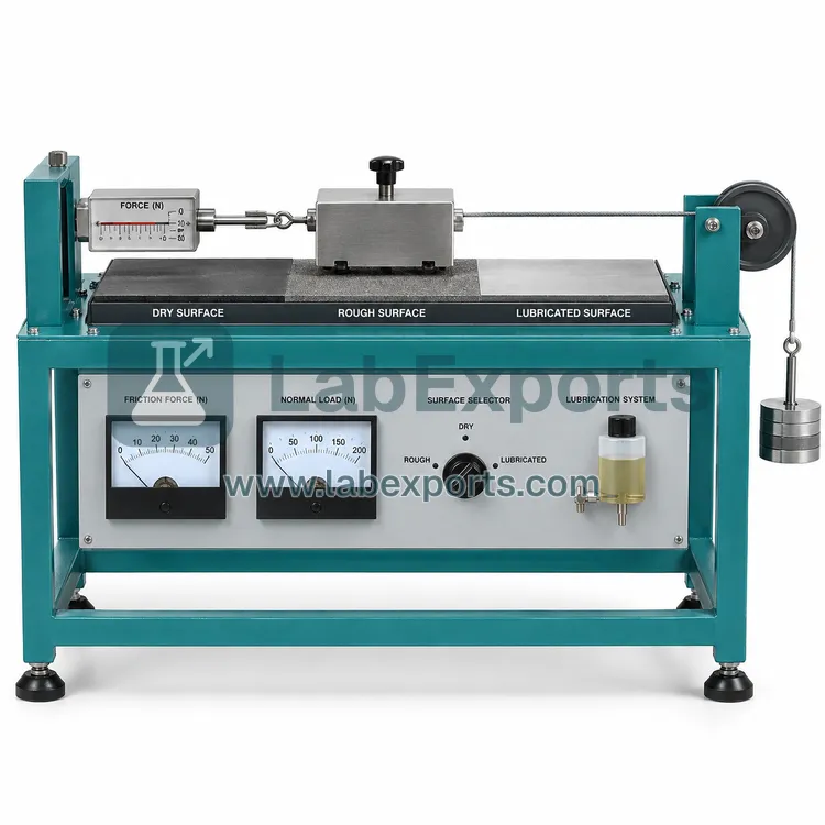 Dry, Rough and Lubricated Friction Apparatus